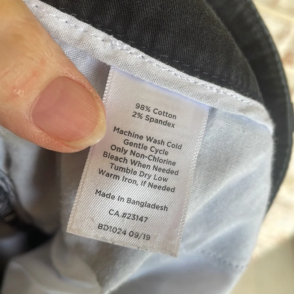 Talbot’s Black Chino Trouser Shorts